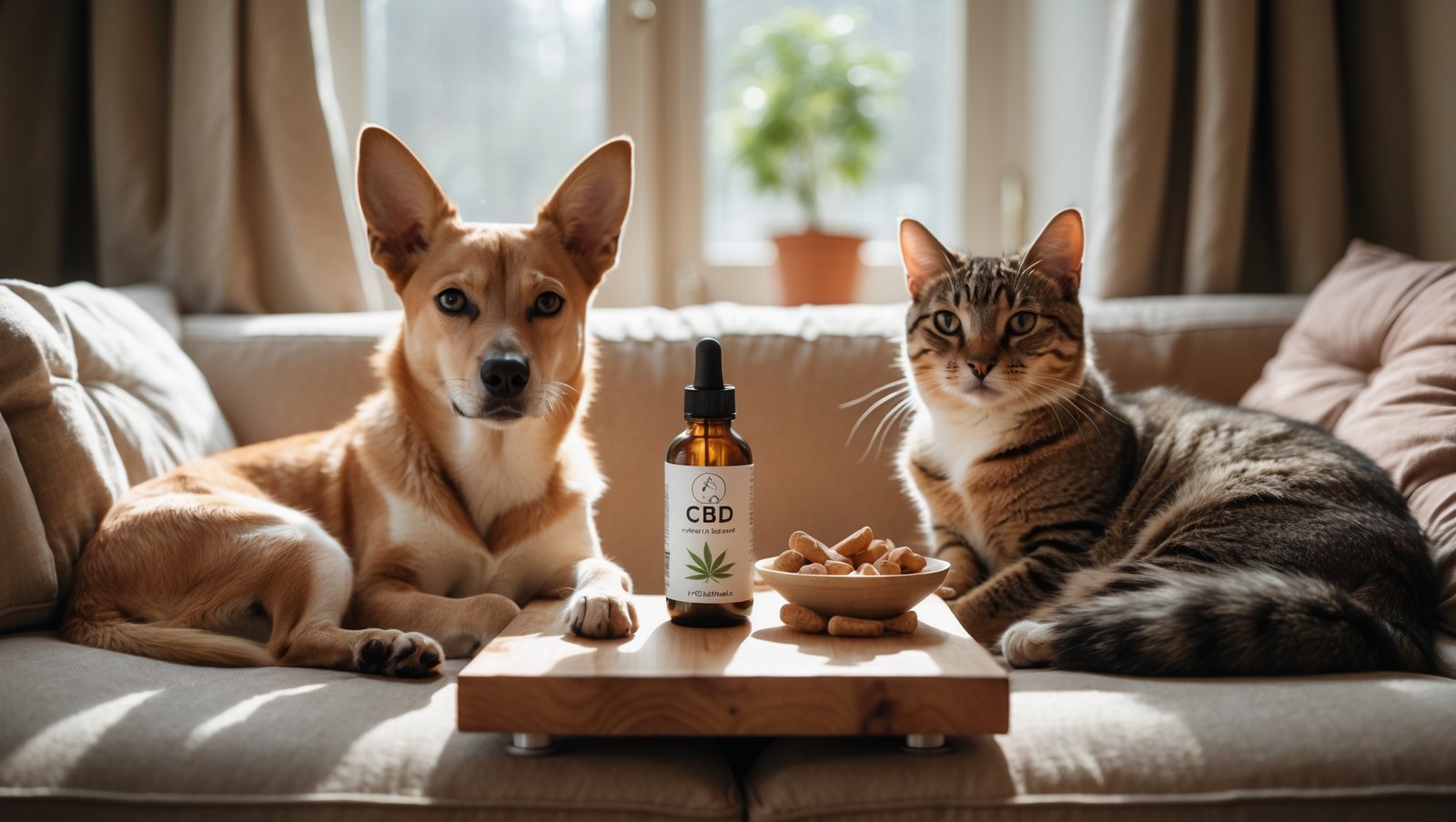 CBD GENCBD illustration cat dog